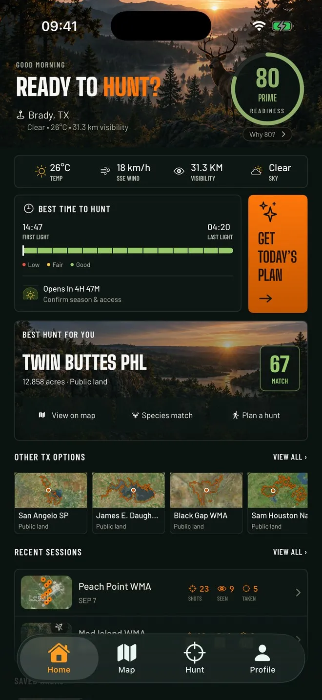 Huntrail — Ready before first light